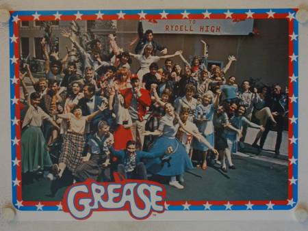 Grease original release german movie poster set